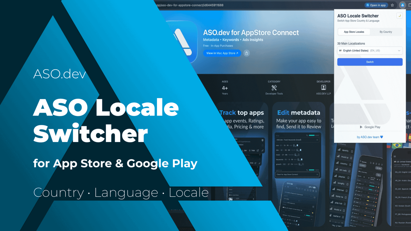 ASO Locale Switcher