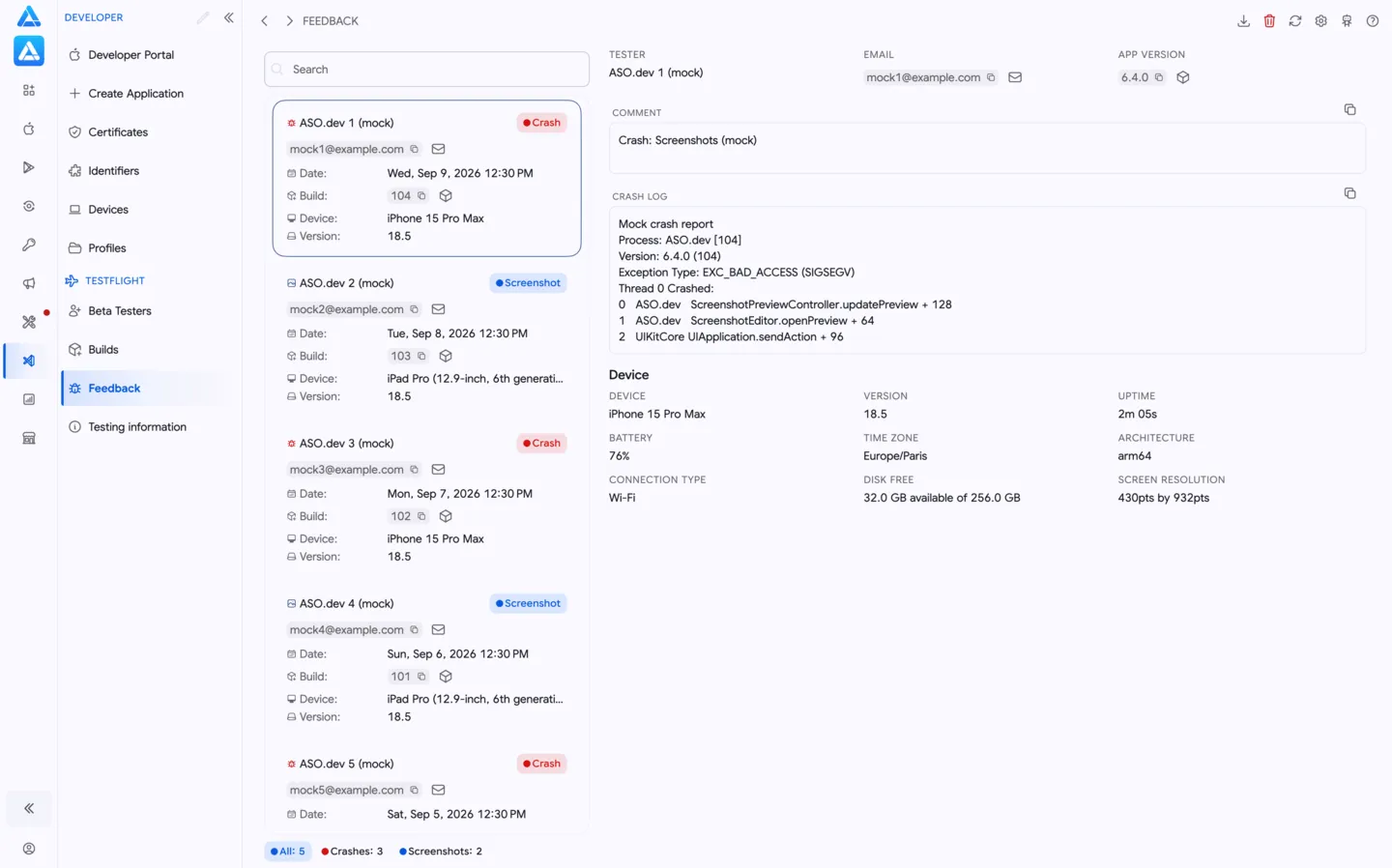 Beta feedback