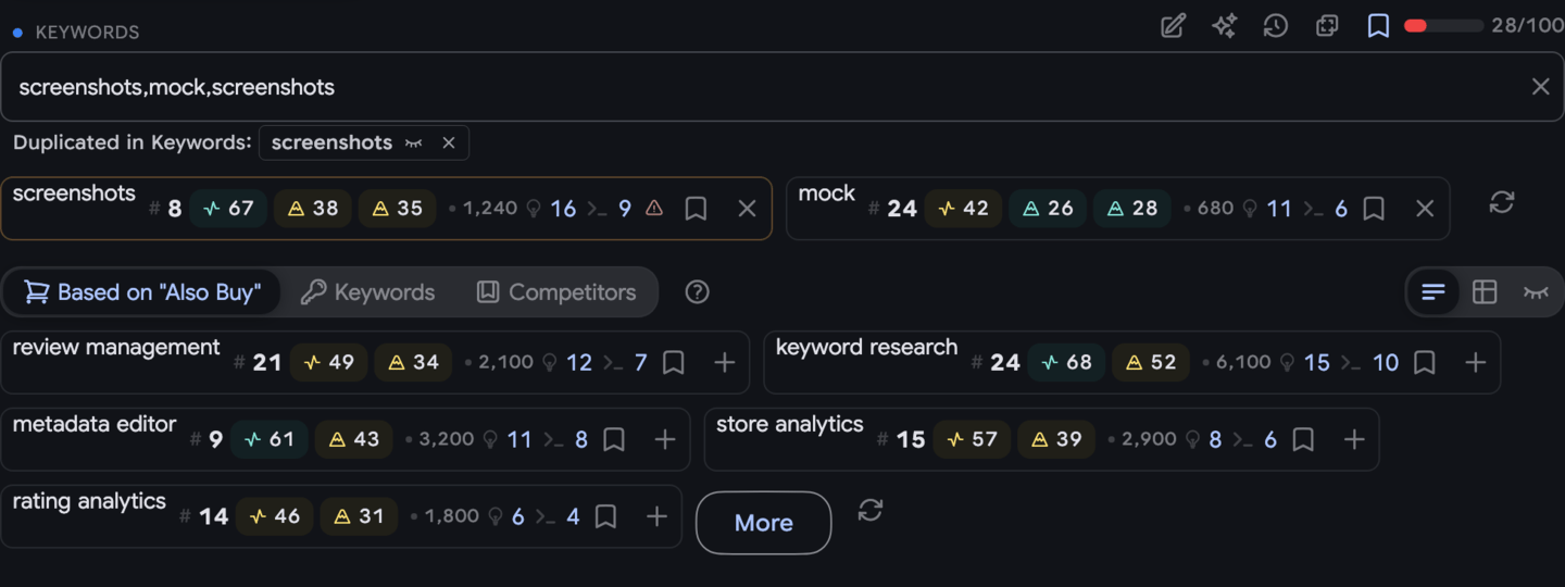 Editor input