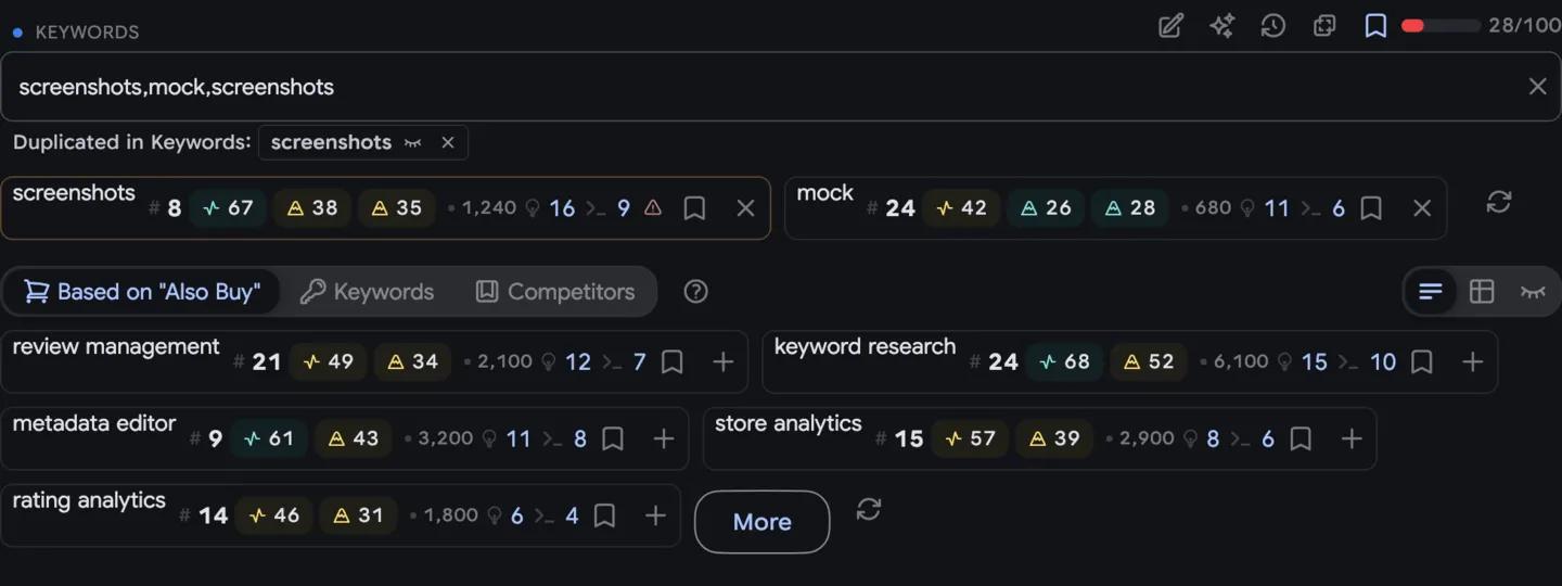 Editor input