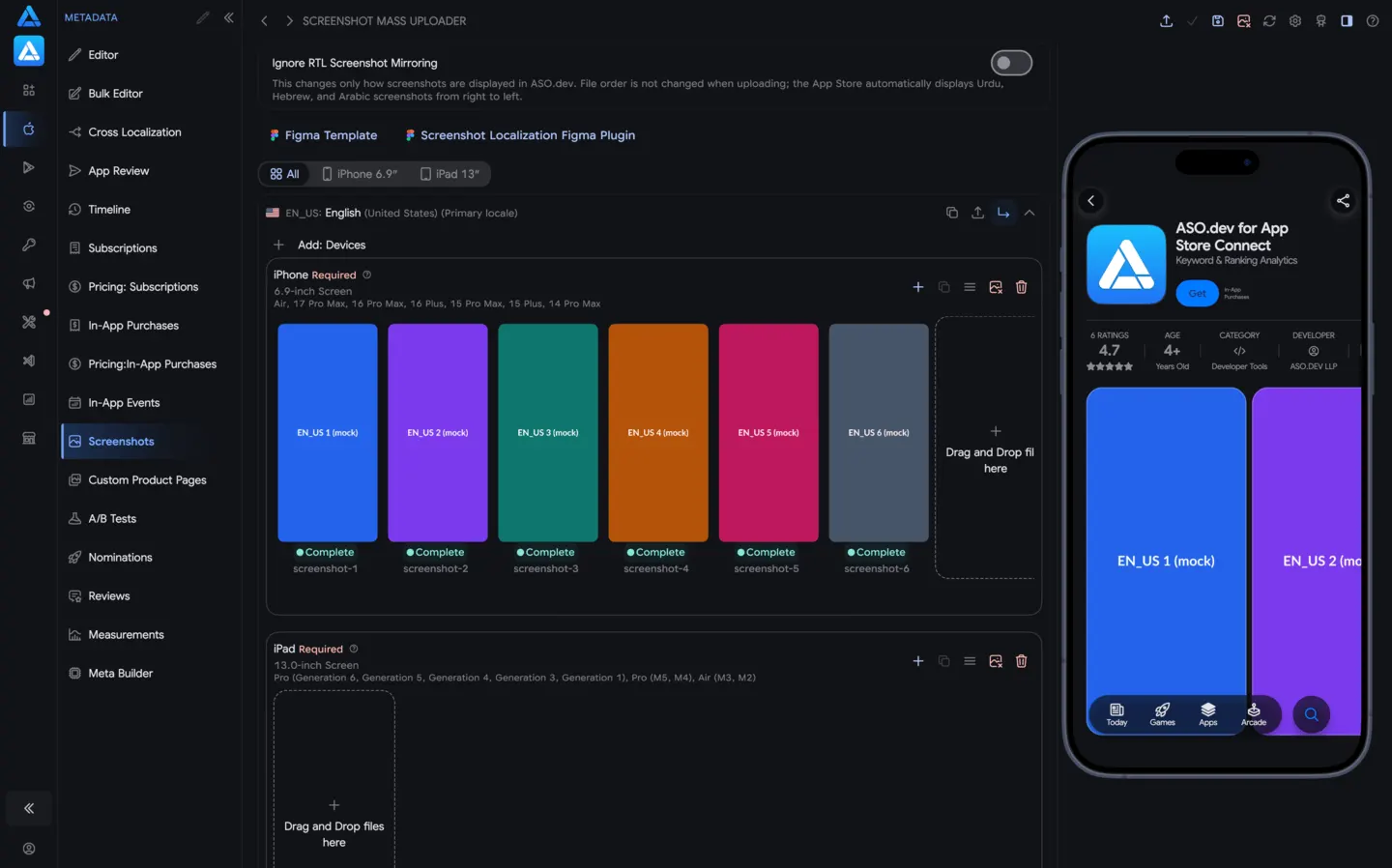 Mass screenshot uploader