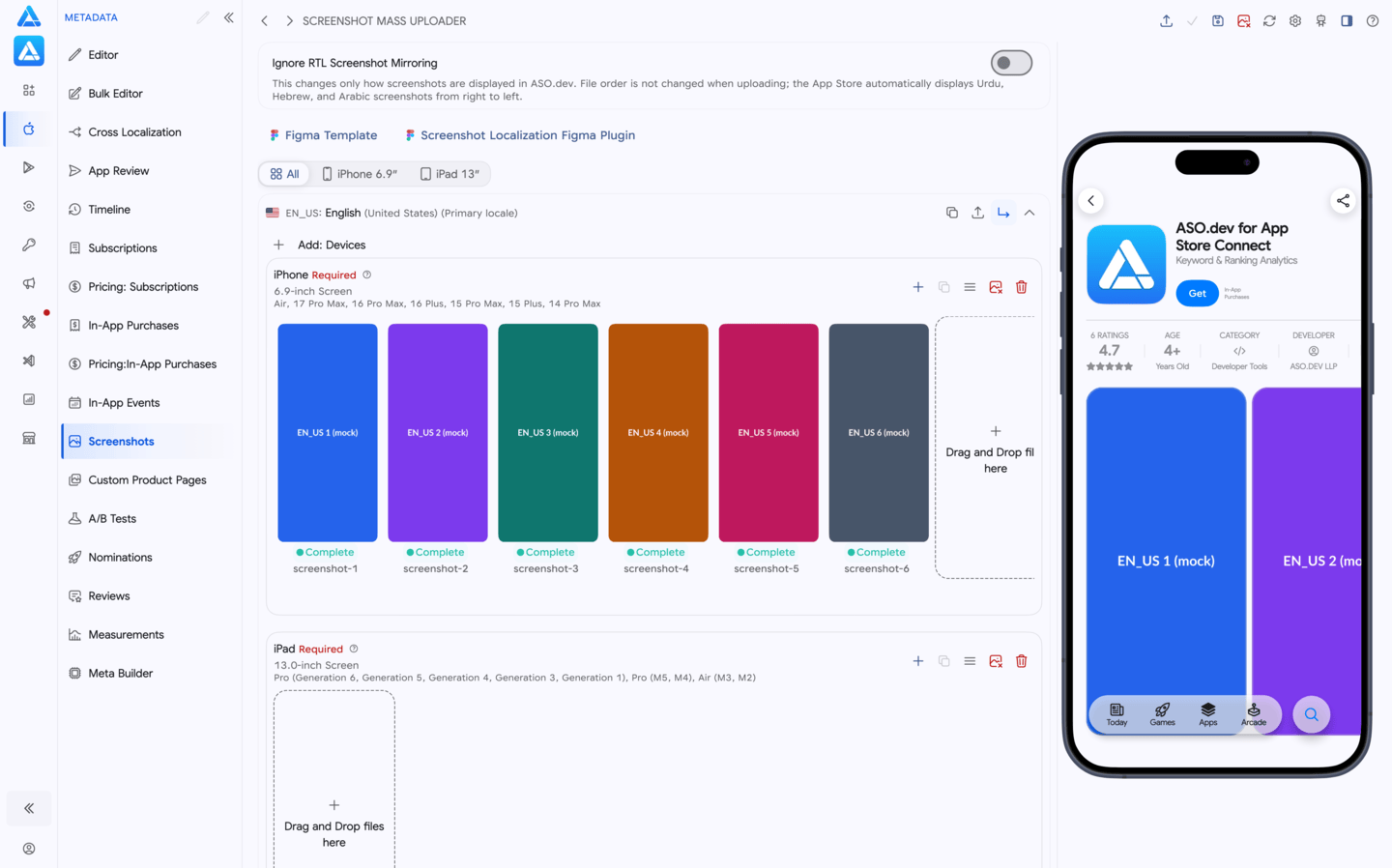 Mass screenshot uploader
