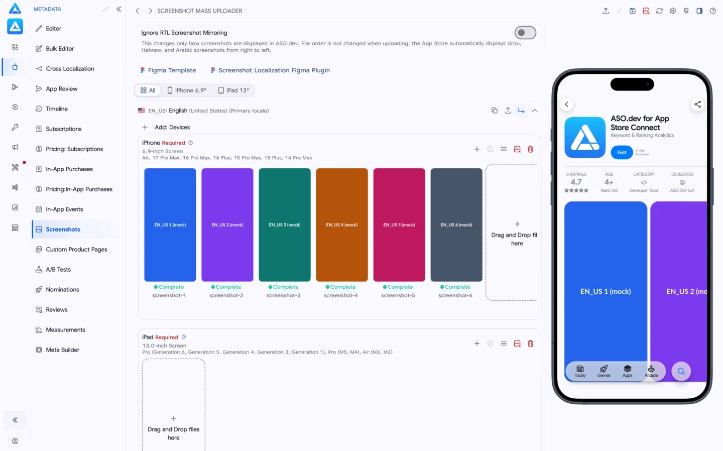 Mass screenshot uploader