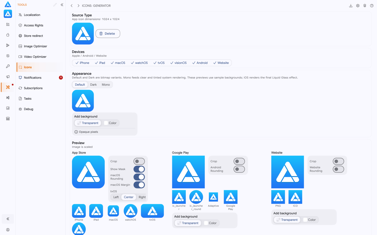 Icons Generator