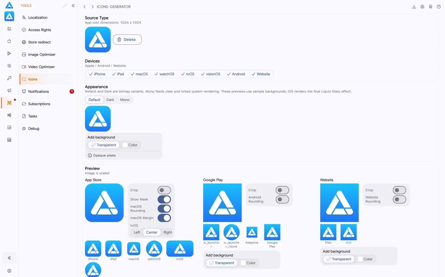 Icons Generator