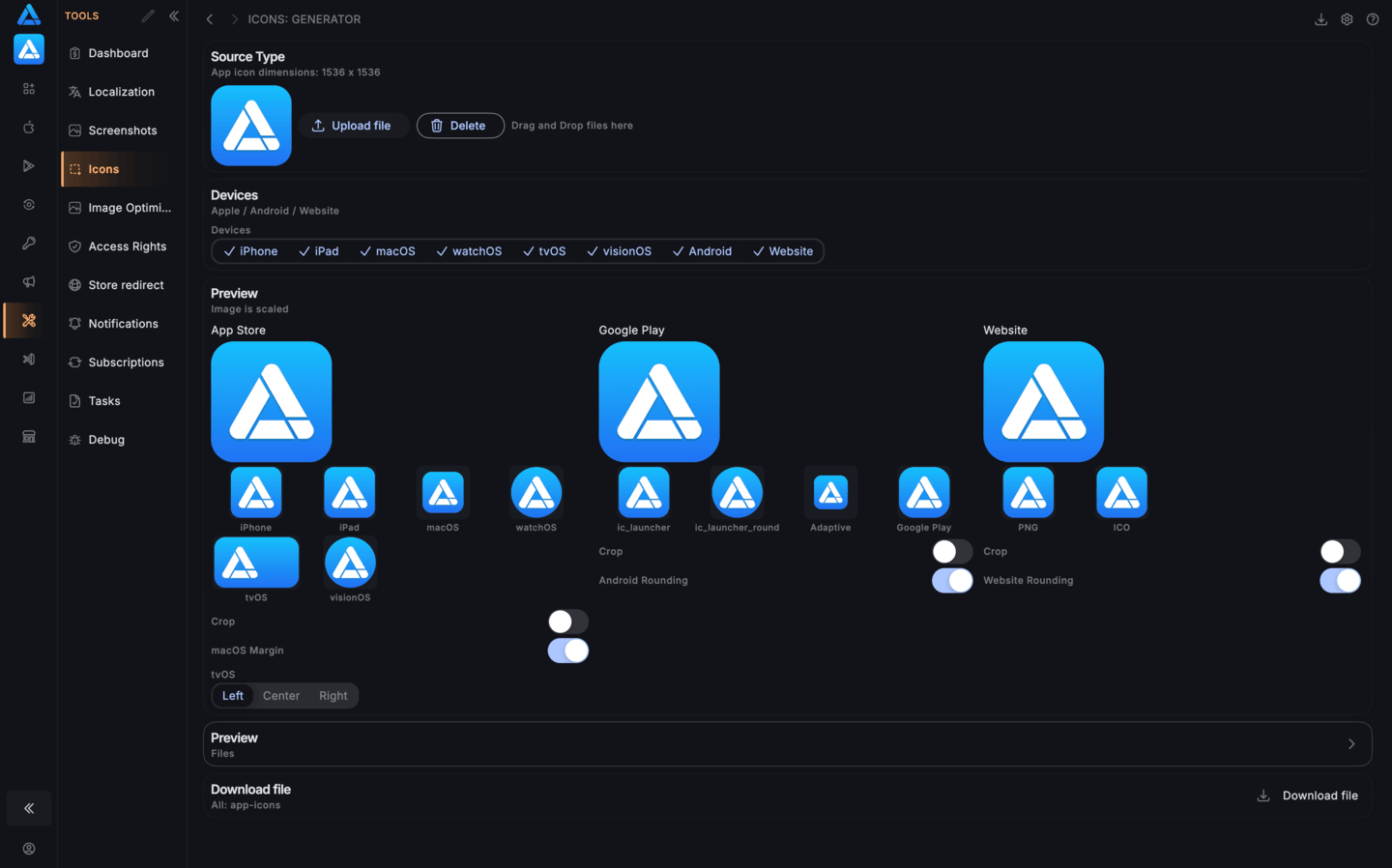 Icons Generator