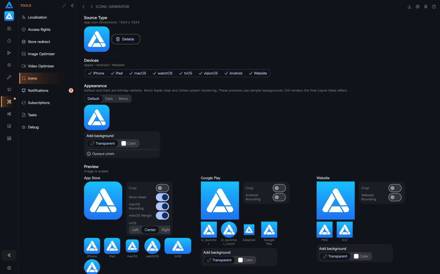 Icons Generator