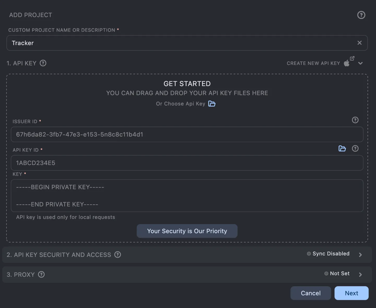 Setting Up a Workspace with an API Key