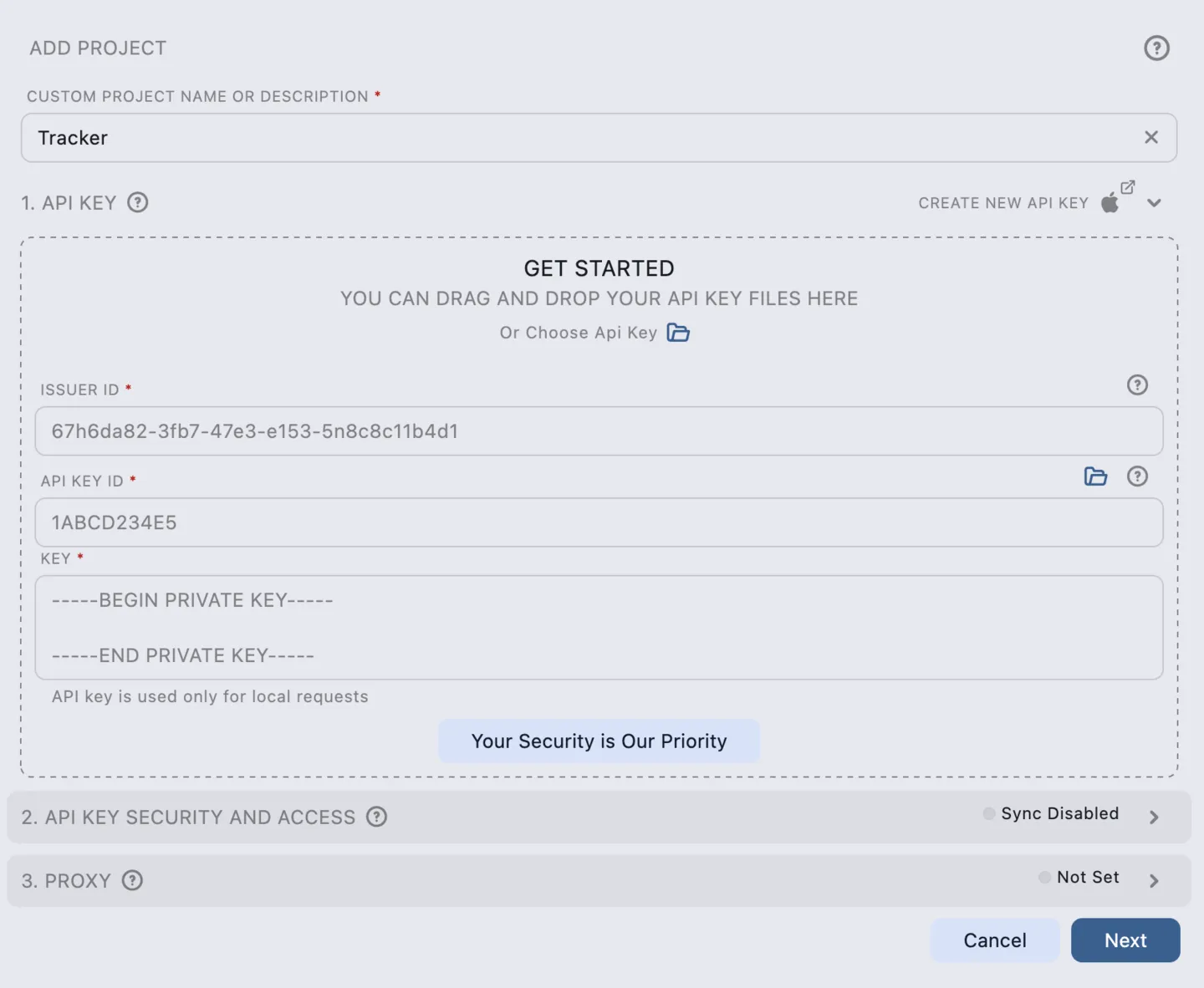 Setting Up a Workspace with an API Key