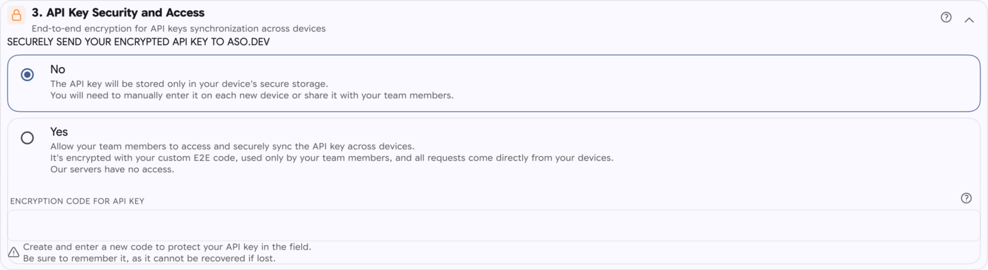 Setting Up a Workspace with an API Key