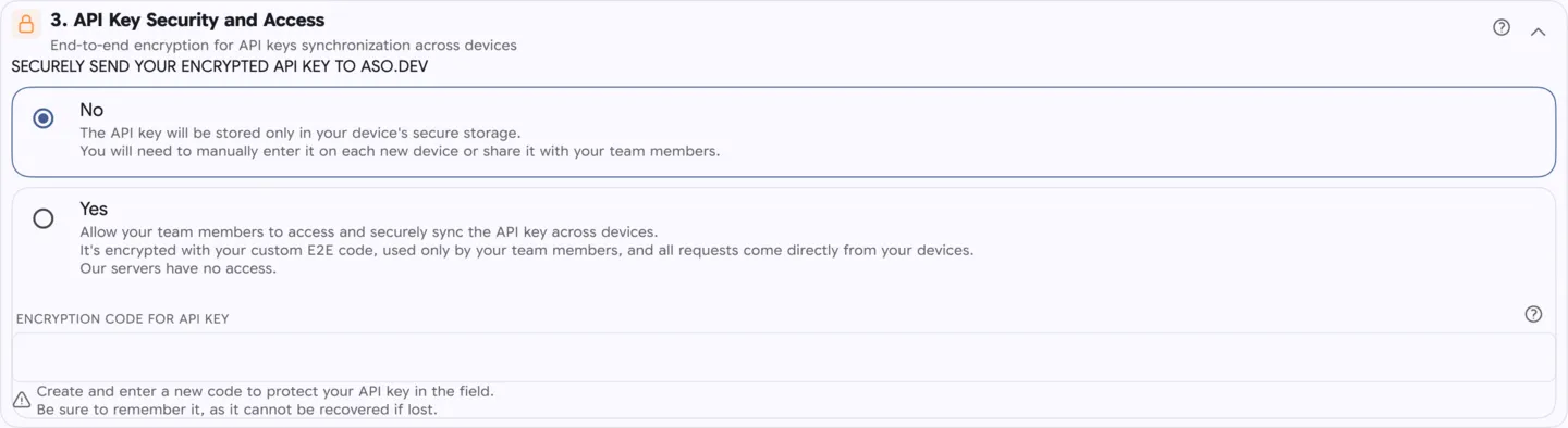 Setting Up a Workspace with an API Key