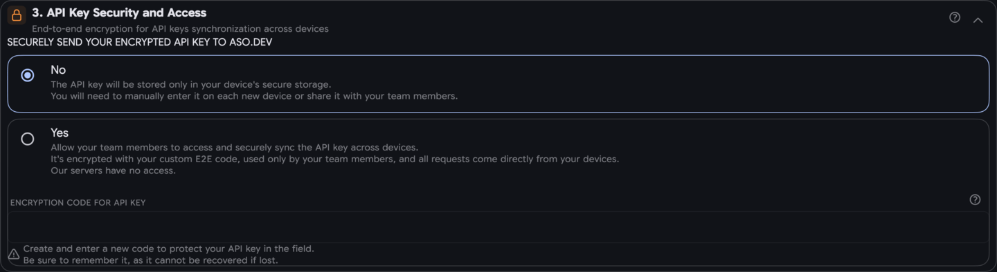 Setting Up a Workspace with an API Key